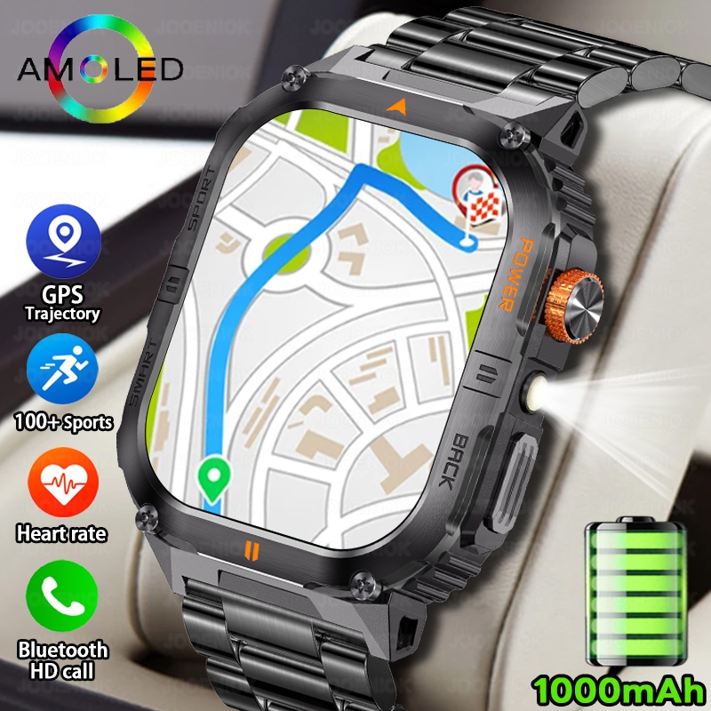 Smartwatch New Watches 2025 - New 1000mAh Military Outdoor Smart Watch