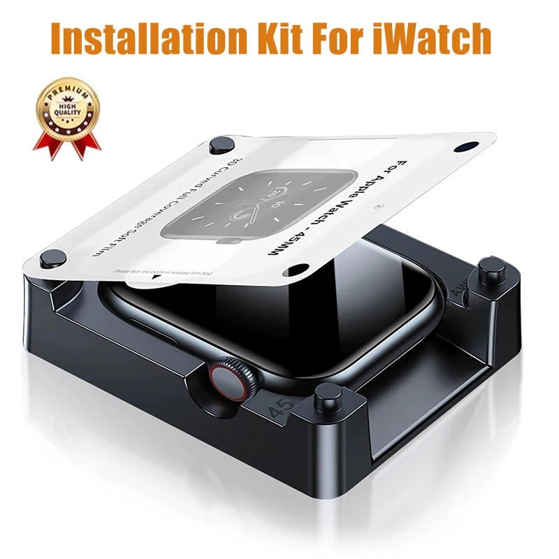 Smart Watch Screen Protector - Install Tray Screen Protector for Apple