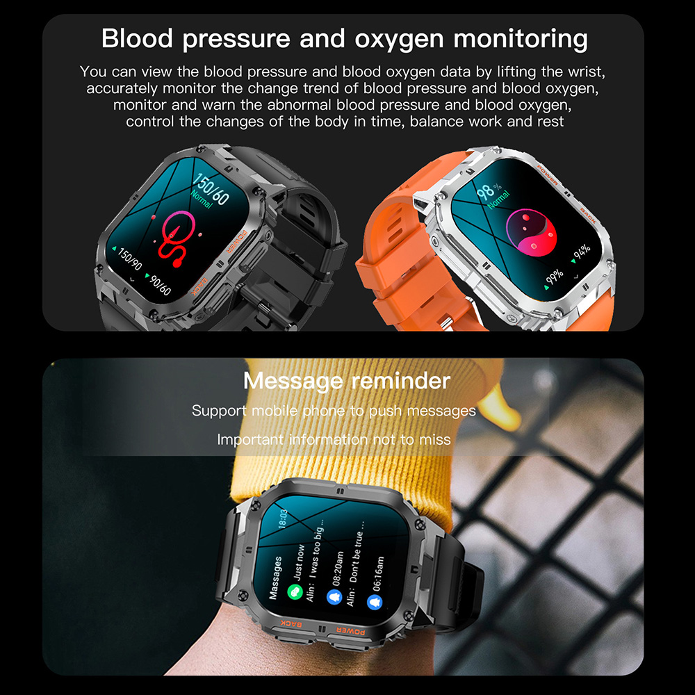 K61 Pro Smart Watch Men Women  - огляд і ціна Smartwatch Digital Watches For Men