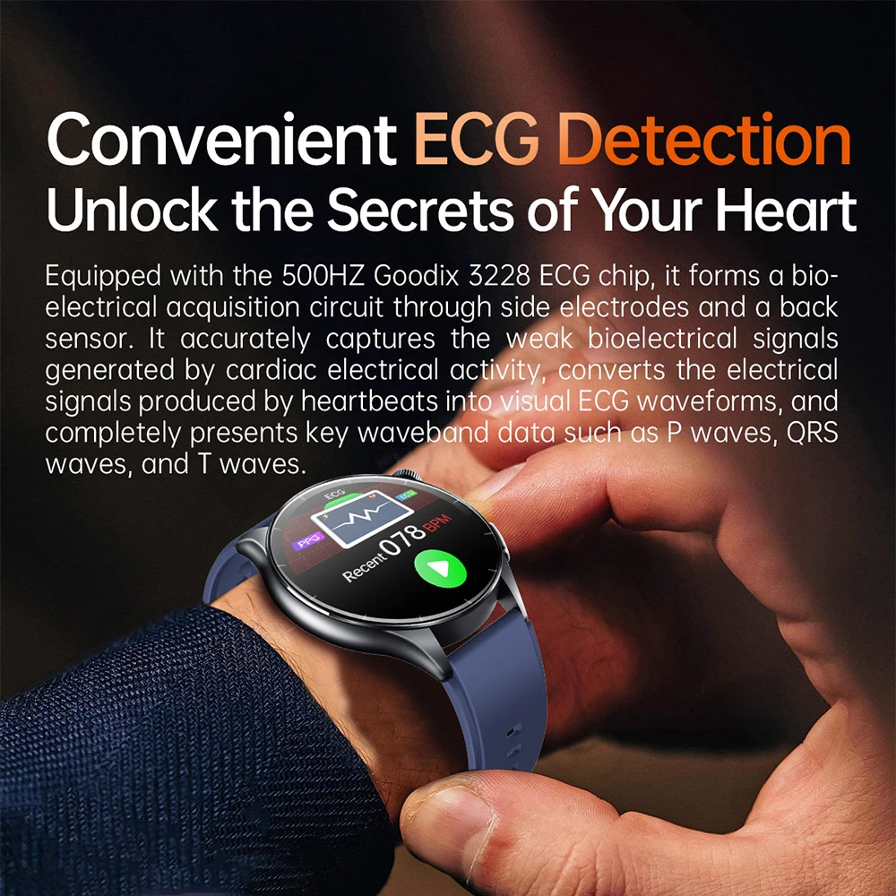 2025 New NFC+ECG+PPG Health Sm - огляд і ціна Smartwatch New Watches 2025