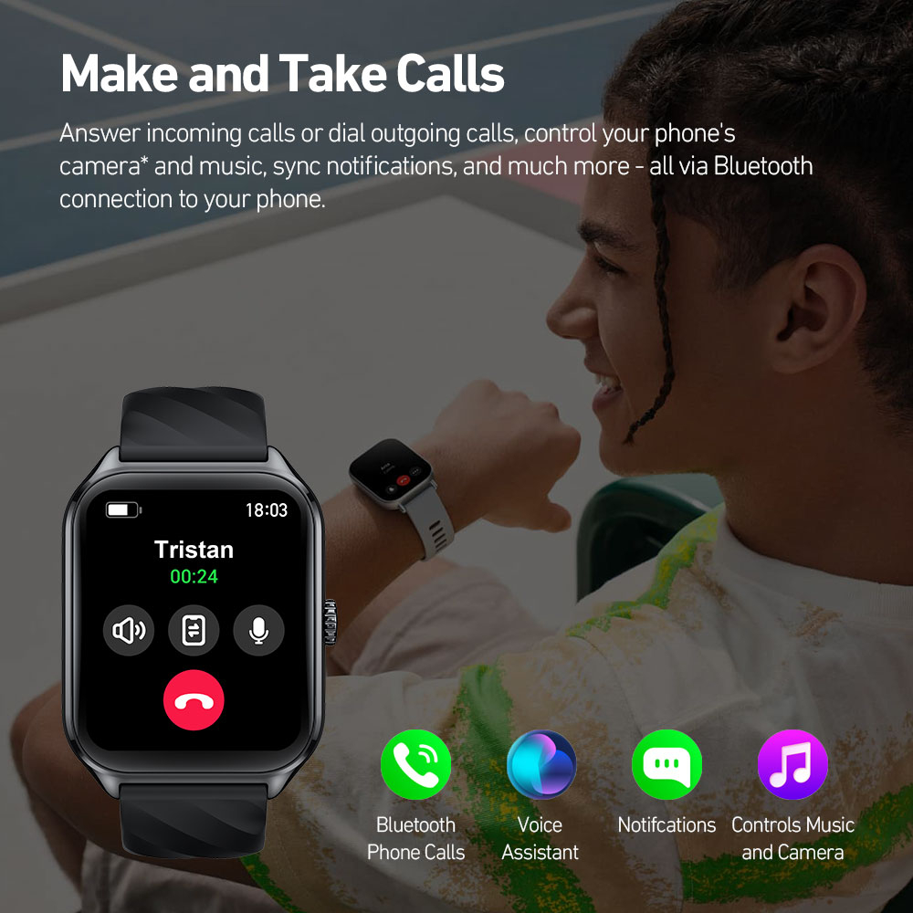 New Zeblaze GTS 4 Voice Callin - огляд і ціна Smartwatch New Watches 2025