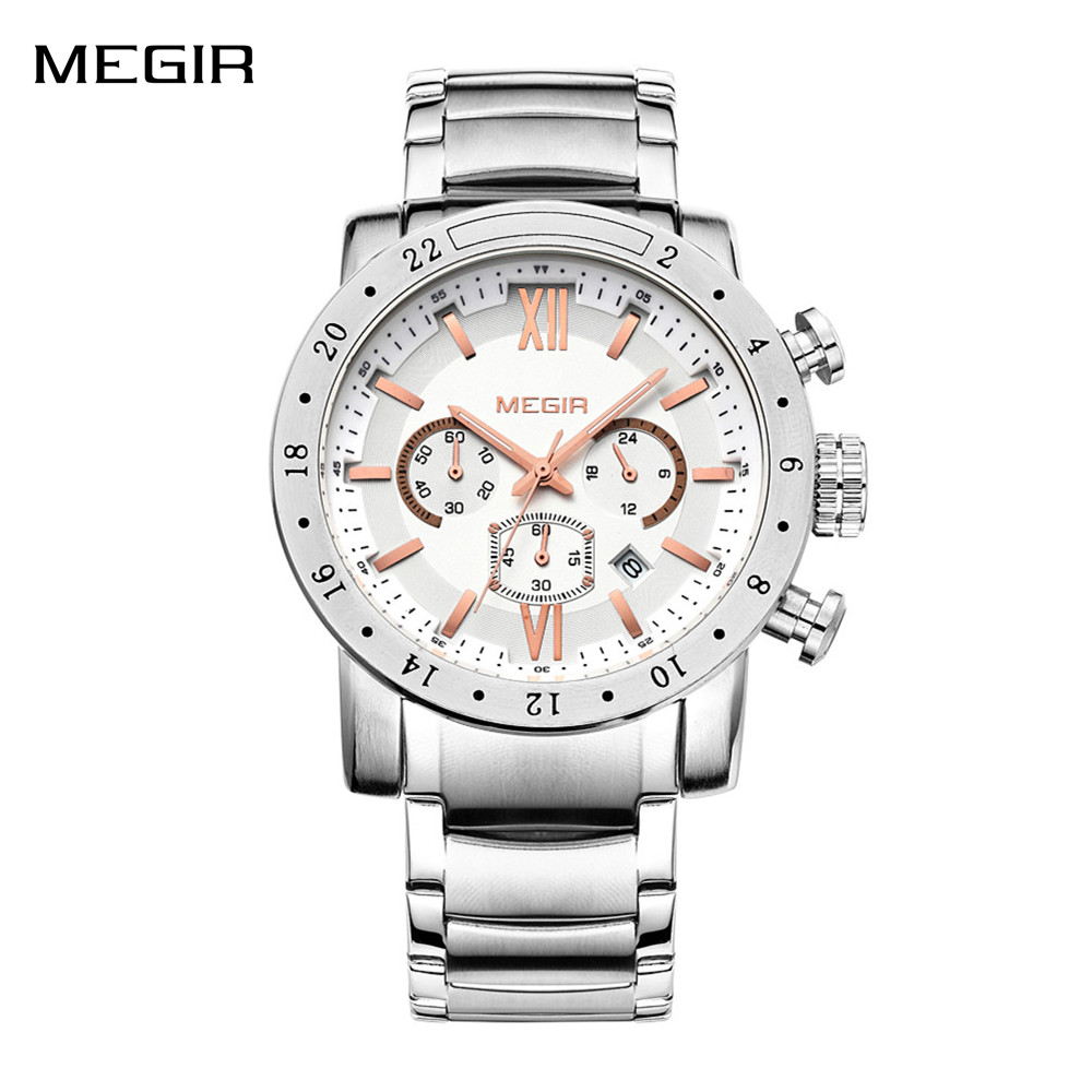 MEGIR Stainless Steel Casual W - огляд і ціна Smartwatch Digital Watches For Men