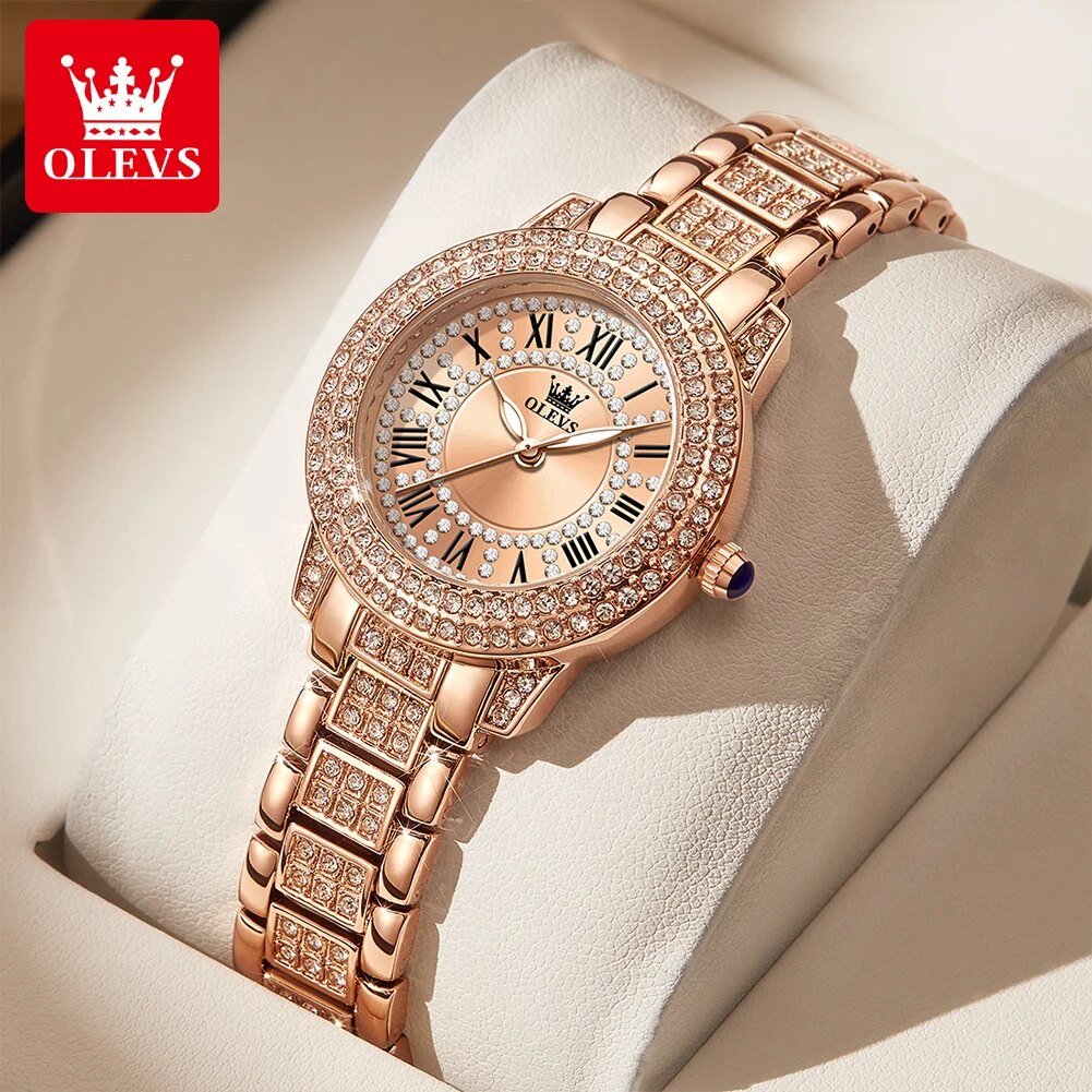 OLEVS 9943 Luxury All Diamond  - огляд і ціна Minimalist Thin Watch