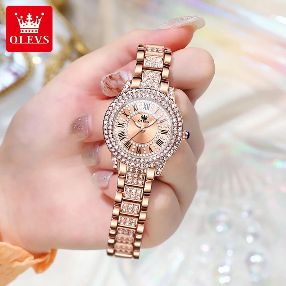 OLEVS 9943 Luxury All Diamond  - огляд і ціна Minimalist Thin Watch