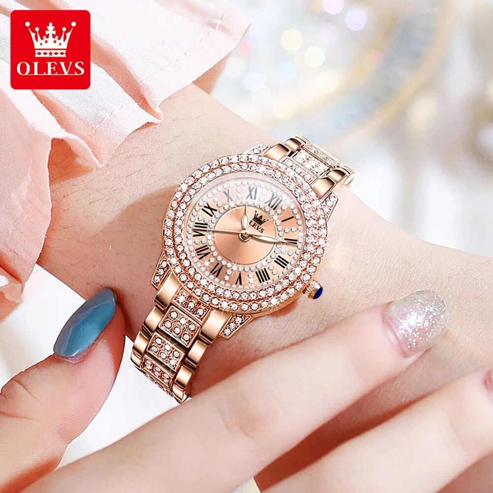 OLEVS 9943 Luxury All Diamond  - огляд і ціна Minimalist Thin Watch