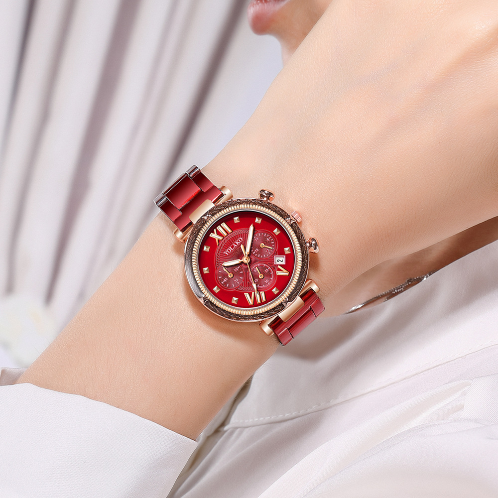 Fashion 5pcs Watch Set Women B - огляд і ціна Minimalist Thin Watch