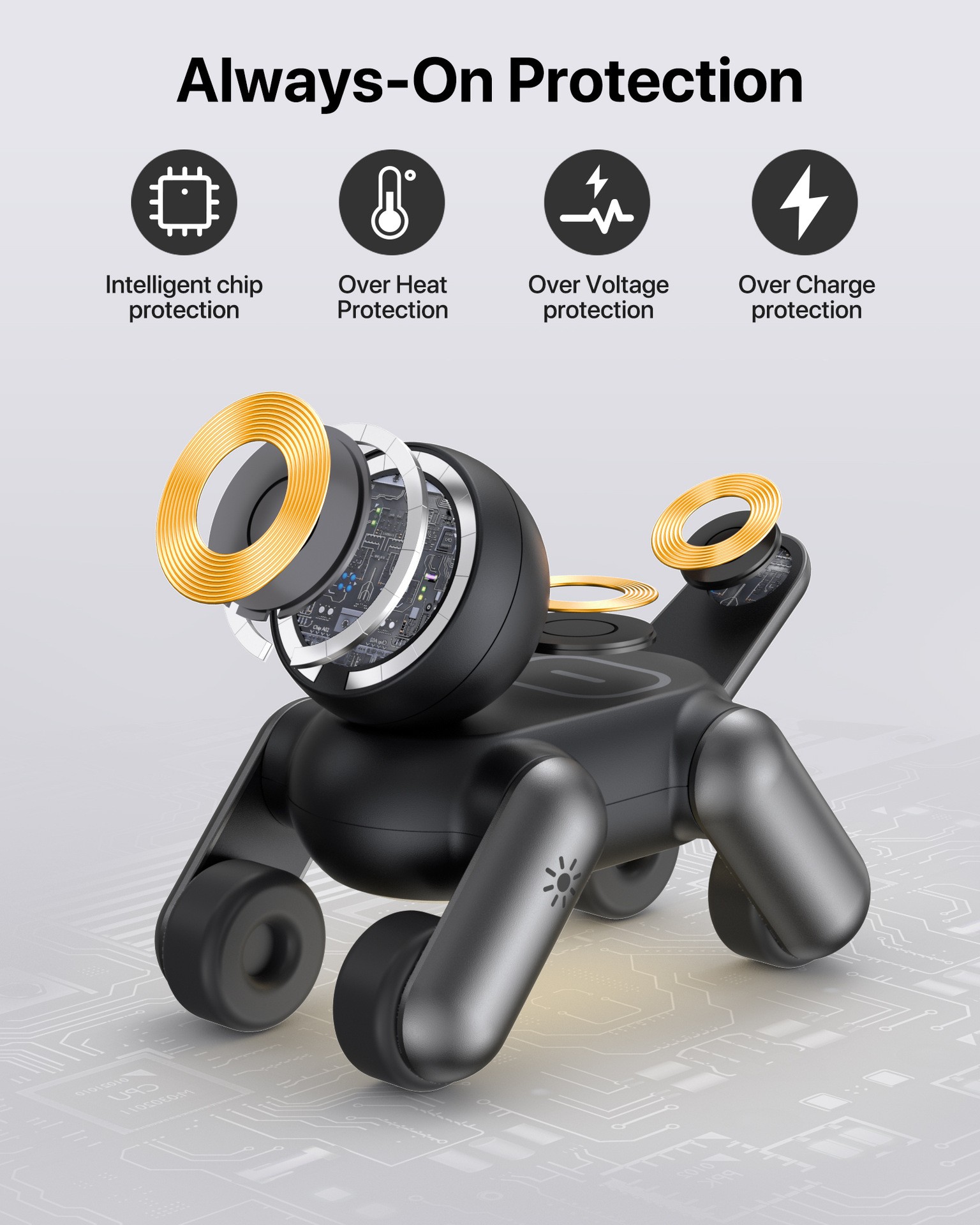 3-in-1 Magnetic Wireless Charg - огляд і ціна Smartwatch Phone Watches
