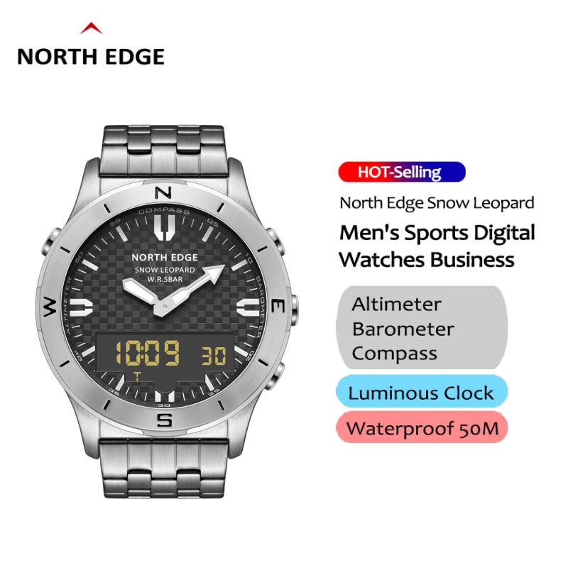 NORTH EDGE Men Outdoor Digital - огляд і ціна Smartwatch Digital Watches For Men