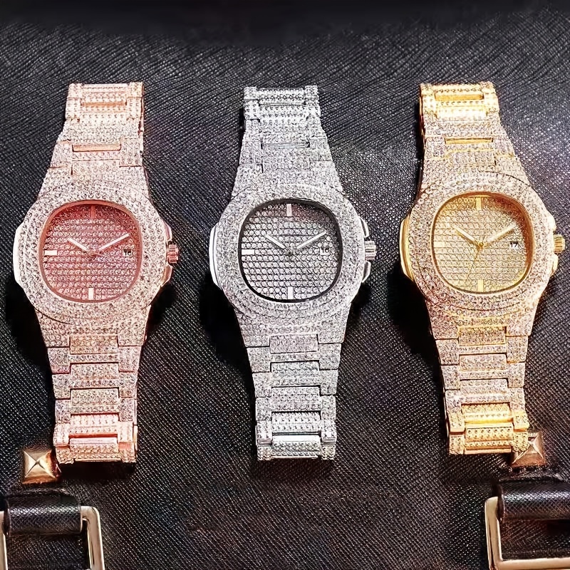 1pc Popular Hip Hop Full Artif - огляд і ціна Minimalist Thin Watch