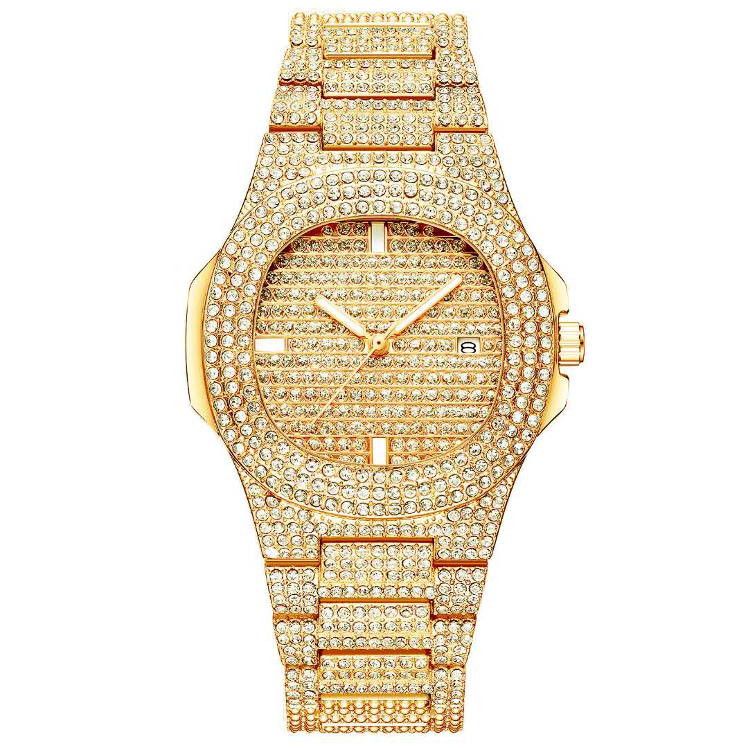 1pc Popular Hip Hop Full Artif - огляд і ціна Minimalist Thin Watch
