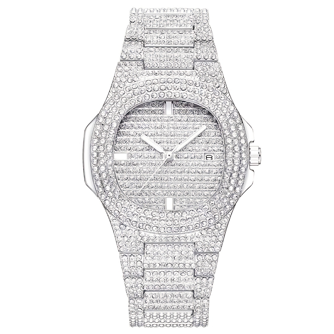 1pc Popular Hip Hop Full Artif - огляд і ціна Minimalist Thin Watch