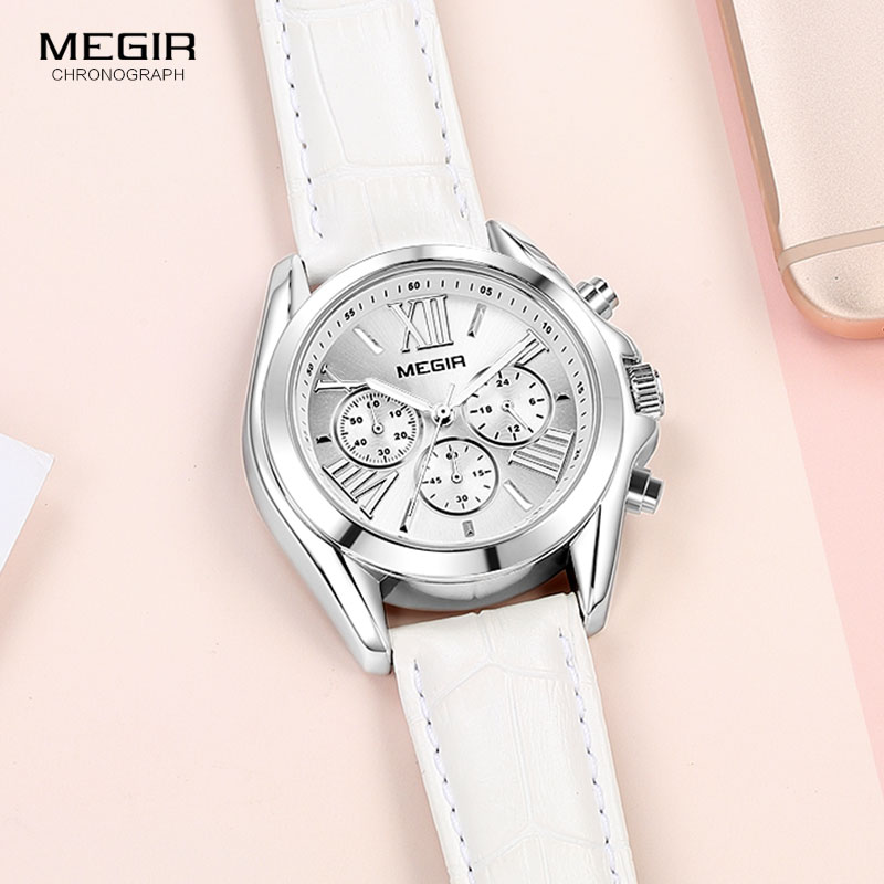 MEGIR2019 New Luxury Leather W - огляд і ціна Minimalist Thin Watch