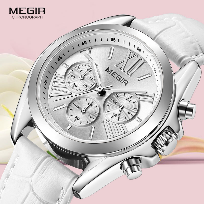 MEGIR2019 New Luxury Leather W - огляд і ціна Minimalist Thin Watch
