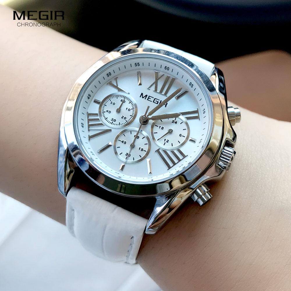 MEGIR2019 New Luxury Leather W - огляд і ціна Minimalist Thin Watch