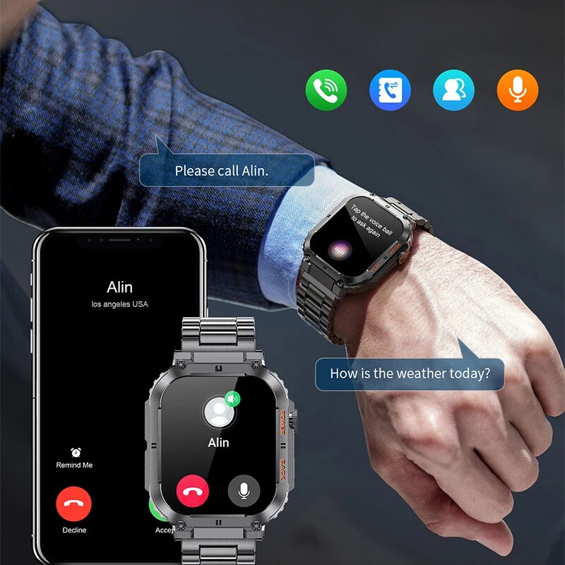 LIGE Outdoor Sports Fitness Sm - огляд і ціна Smartwatch Digital Watches For Men