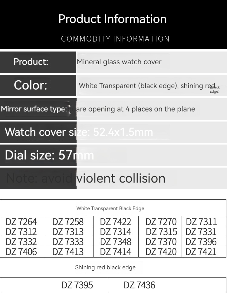 Mineral glass For Diesel DZ431 - огляд і ціна Diesel Watches Smartwatch