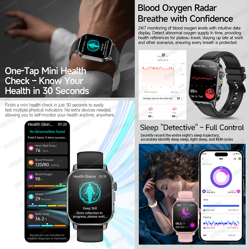 GUHUAVMI 2026 New Precise Heal - огляд і ціна Smartwatch New Watches 2025
