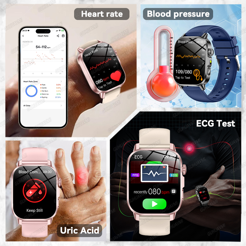 GUHUAVMI 2026 New Precise Heal - огляд і ціна Smartwatch New Watches 2025