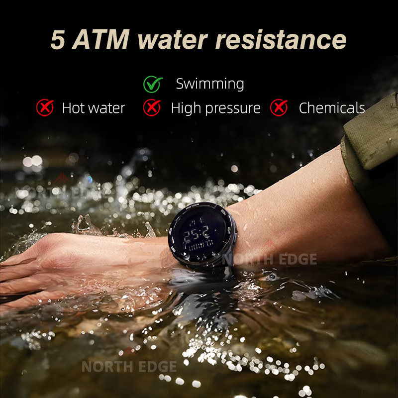 NORTH EDGE 2025 TERRAX Men's D - огляд і ціна Smartwatch Digital Watches For Men