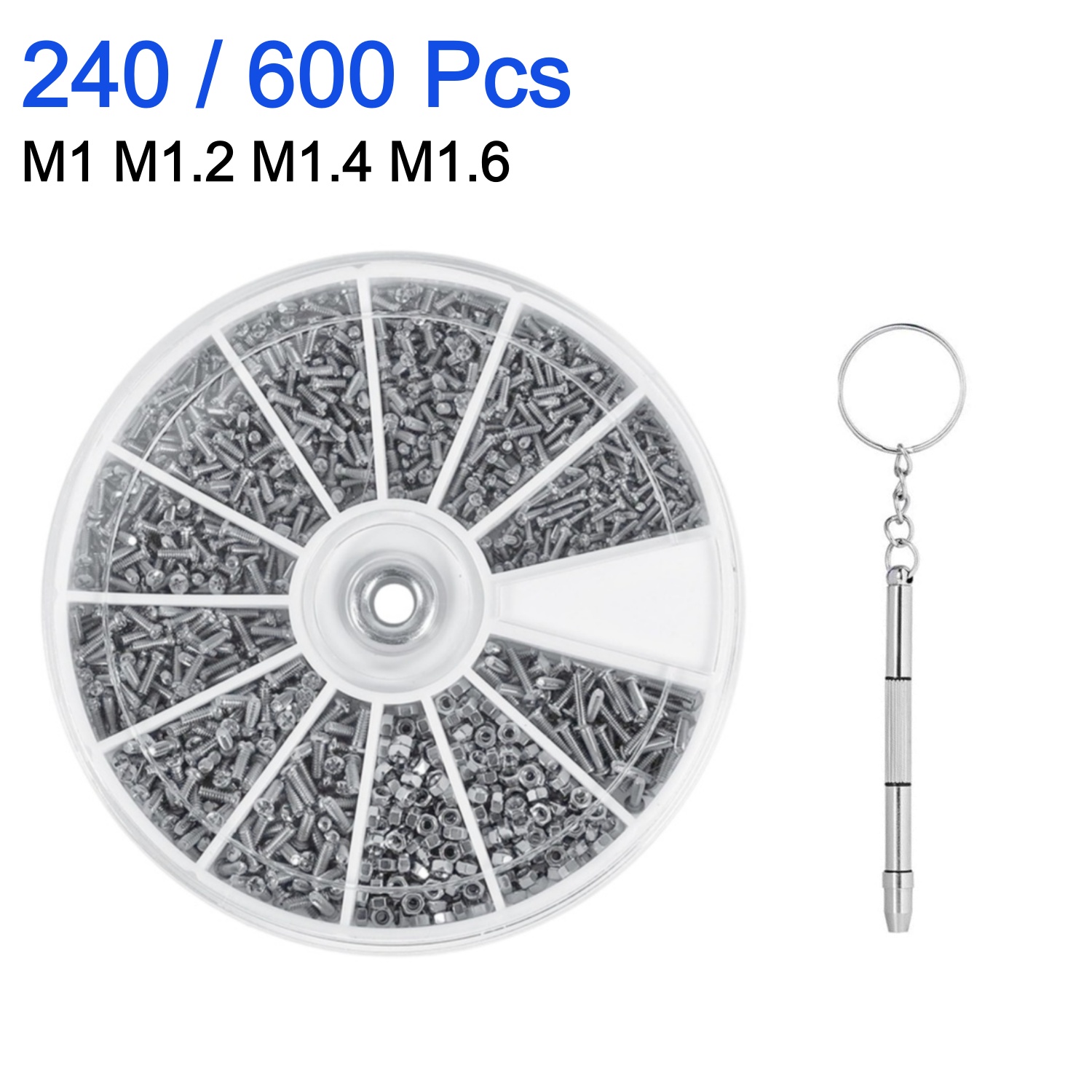 240/600Pcs small screw nut scr - огляд і ціна Watch Tool Repair Kit