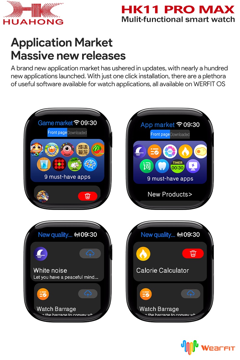 Original HK11 Pro MAX SmartWat - огляд і ціна Smartwatch Phone Watches