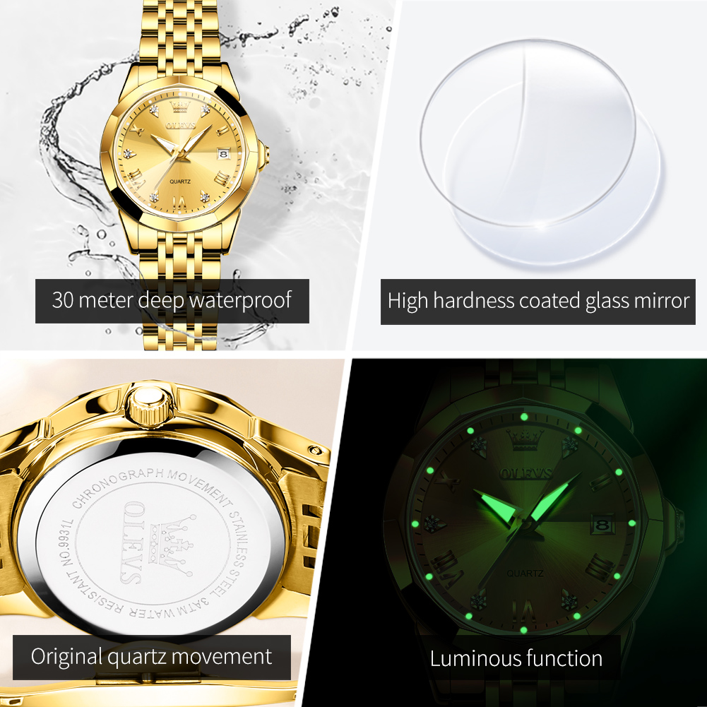 OLEVS Fashion Golden Watch for - огляд і ціна Minimalist Thin Watch