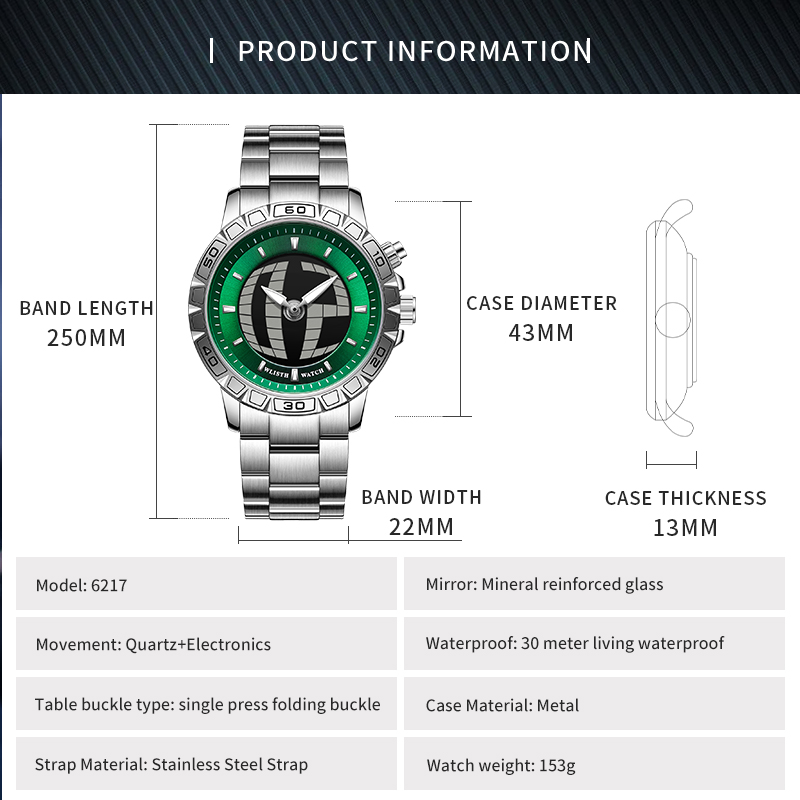 Luxury Business Man watch Digi - огляд і ціна Smartwatch Digital Watches For Men