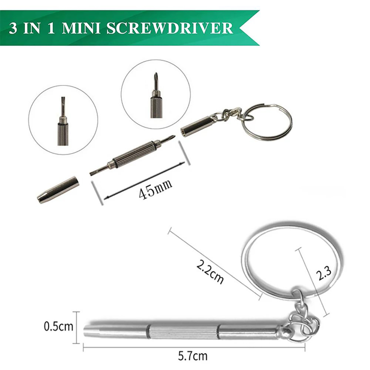1/2/10pcs Mini 3 in1 Screwdriv - огляд і ціна Watch Tool Repair Kit
