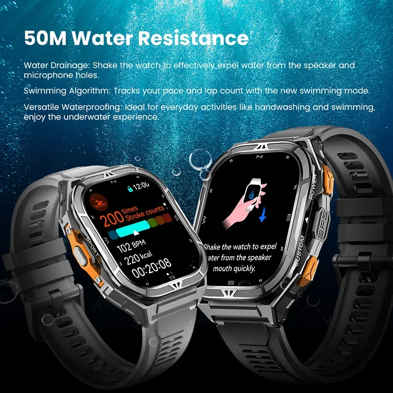 Luxury AMOLED Smartwatch Real  - огляд і ціна Smartwatch Digital Watches For Men